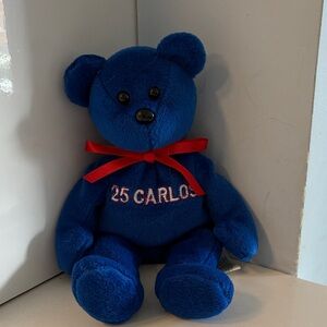 The 3 Amigos Beanie Plush Bear Carlos Delgado Blue Jays